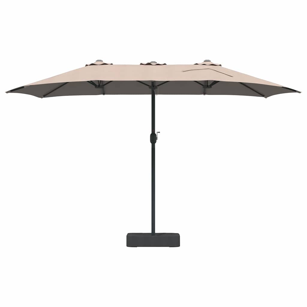 vidaXL Parasolka ogrodowa Ciemnoszary 385 x 209 x 244 cm