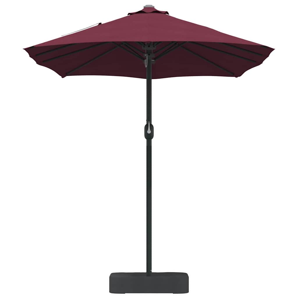 vidaXL Parasolka ogrodowa Bordeaux Czerwony 385 x 209 x 244 cm