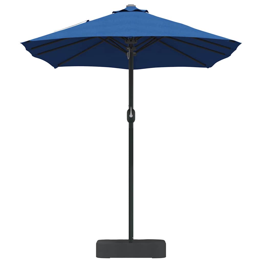 vidaXL Parasolka ogrodowa Niebieski azur 385 x 209 x 244 cm