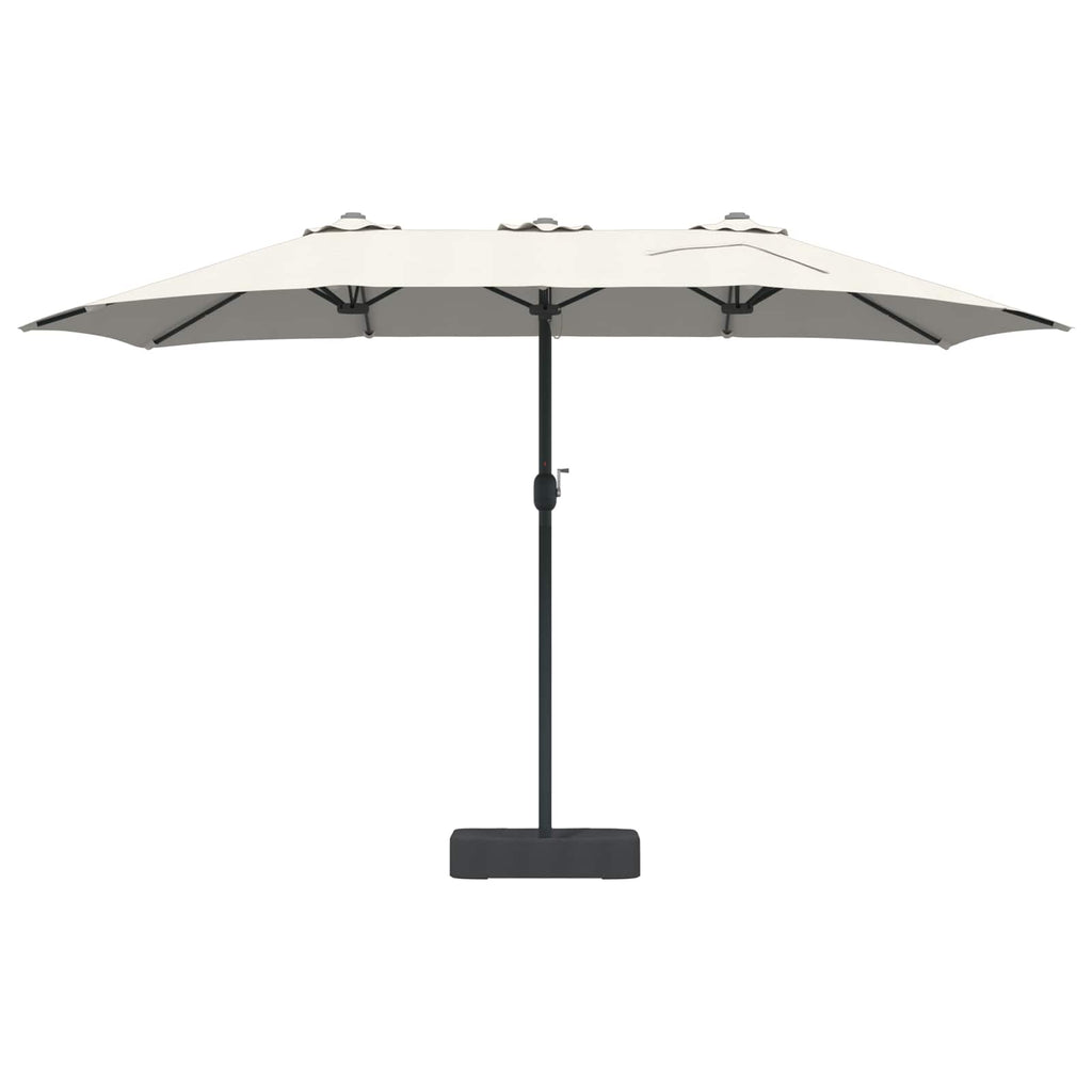 vidaXL Parasolka ogrodowa Piaskowy i Antracytowy 385 x 209 x 244 cm