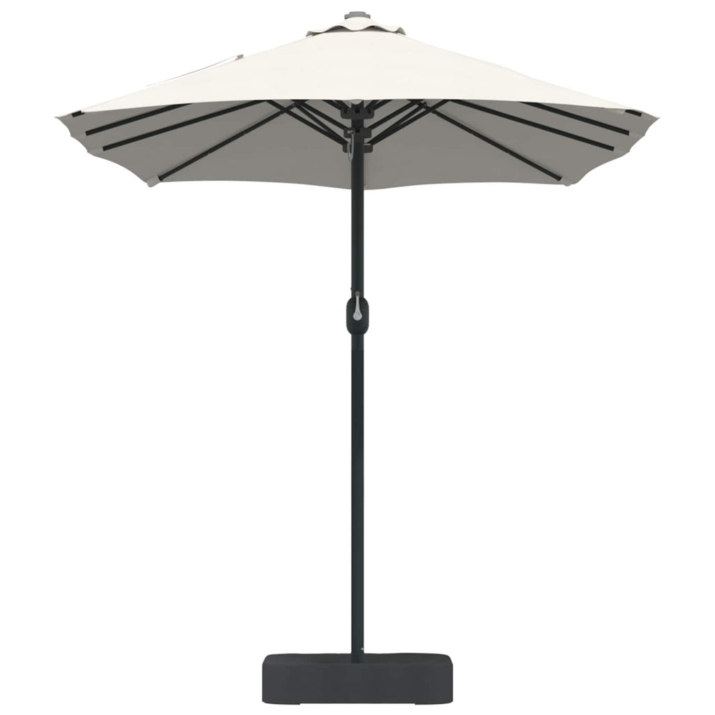 vidaXL Parasolka ogrodowa Piaskowy i Antracytowy 385 x 209 x 244 cm