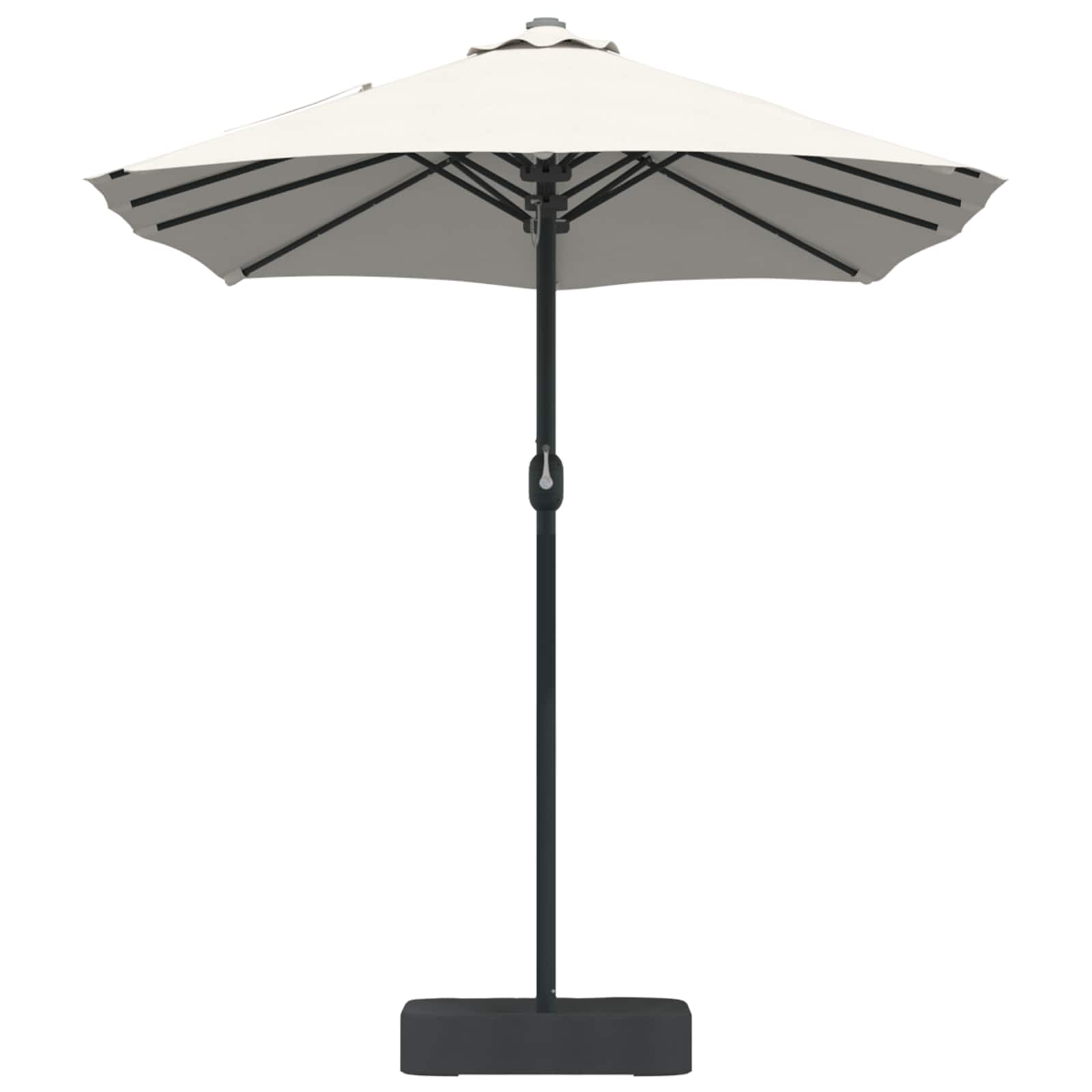 vidaXL Parasolka ogrodowa Piaskowy i Antracytowy 385 x 209 x 244 cm