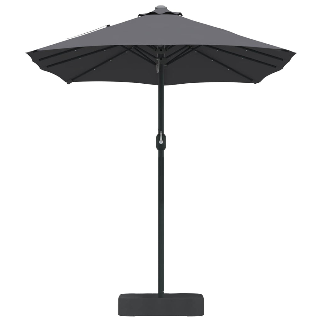 vidaXL Parasolka ogrodowa Antracyt 385 x 209 x 244 cm Poliester