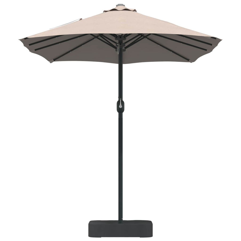 vidaXL Parasolka ogrodowa Ciemnoszary 385 x 209 x 244 cm Poliester