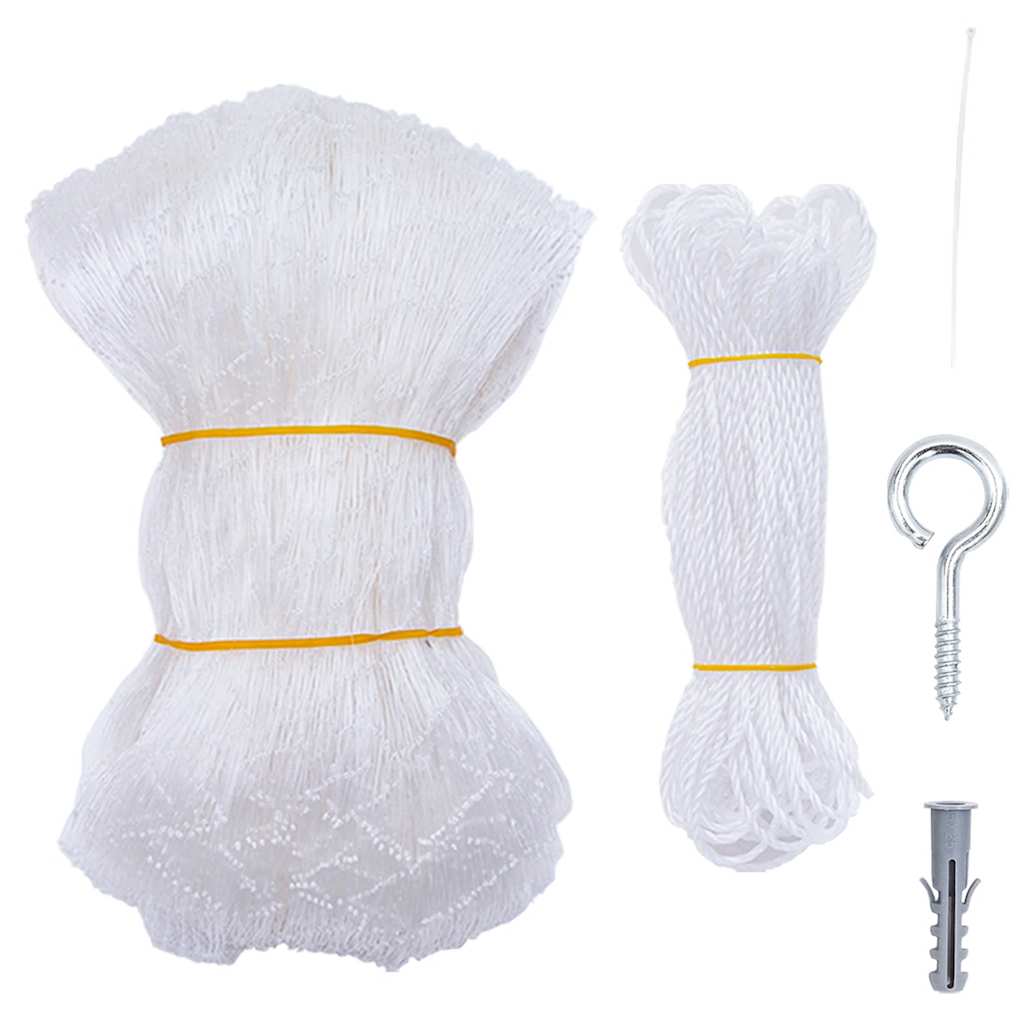 vidaXL Siatka dla kota przezroczysta 8x3 m Nylon