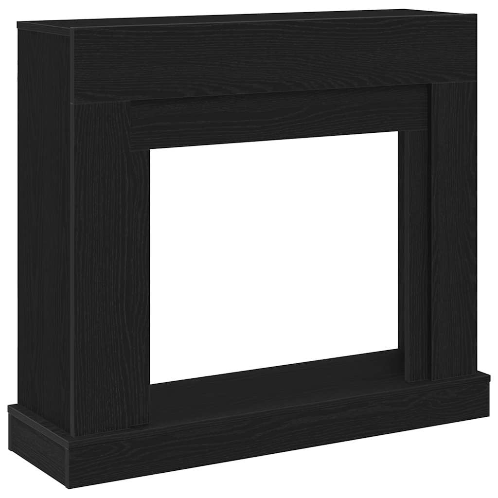 vidaXL Obudowa kominka Czarny dąb 100x30x87,5 cm Drewno klejone