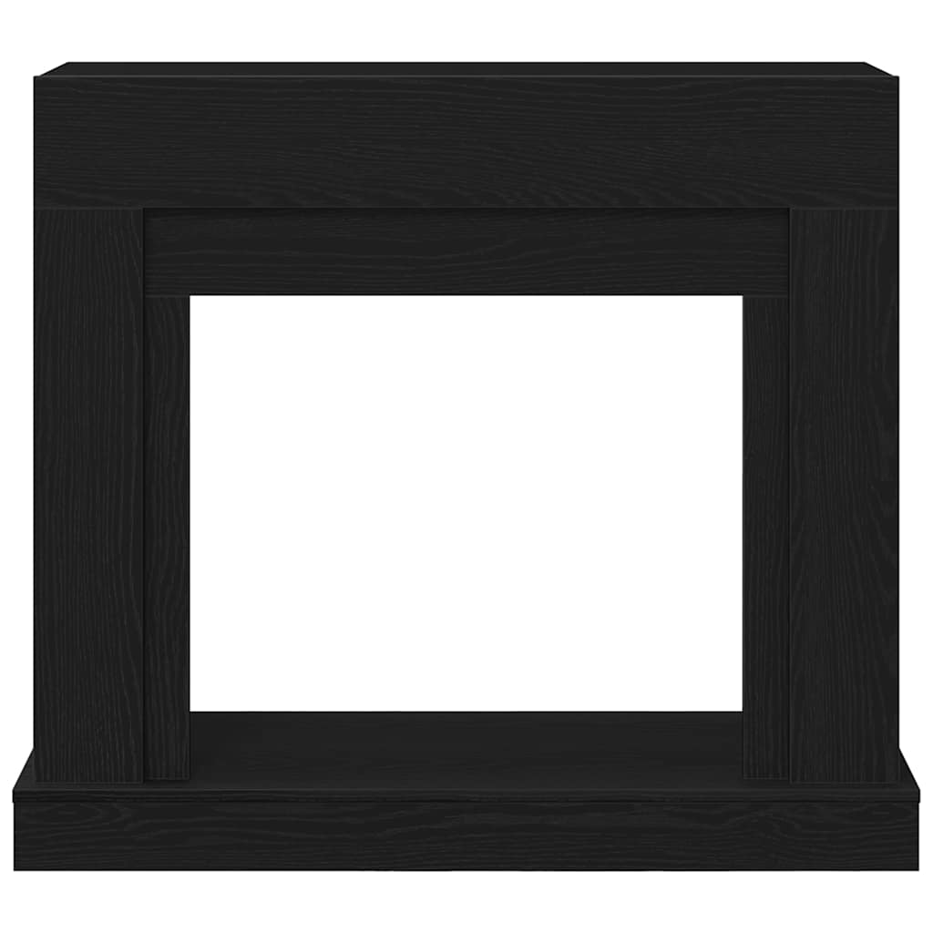 vidaXL Obudowa kominka Czarny dąb 100x30x87,5 cm Drewno klejone