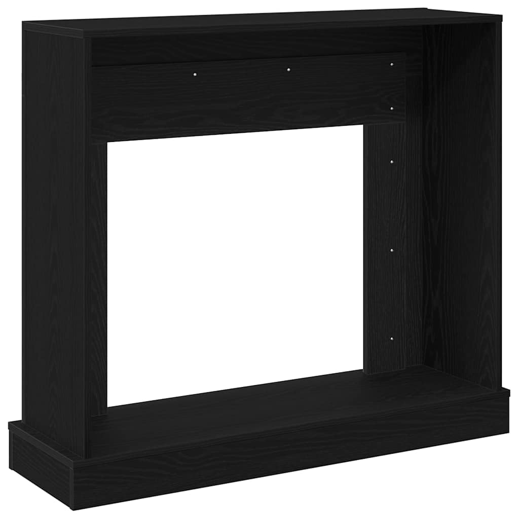 vidaXL Obudowa kominka Czarny dąb 100x30x87,5 cm Drewno klejone
