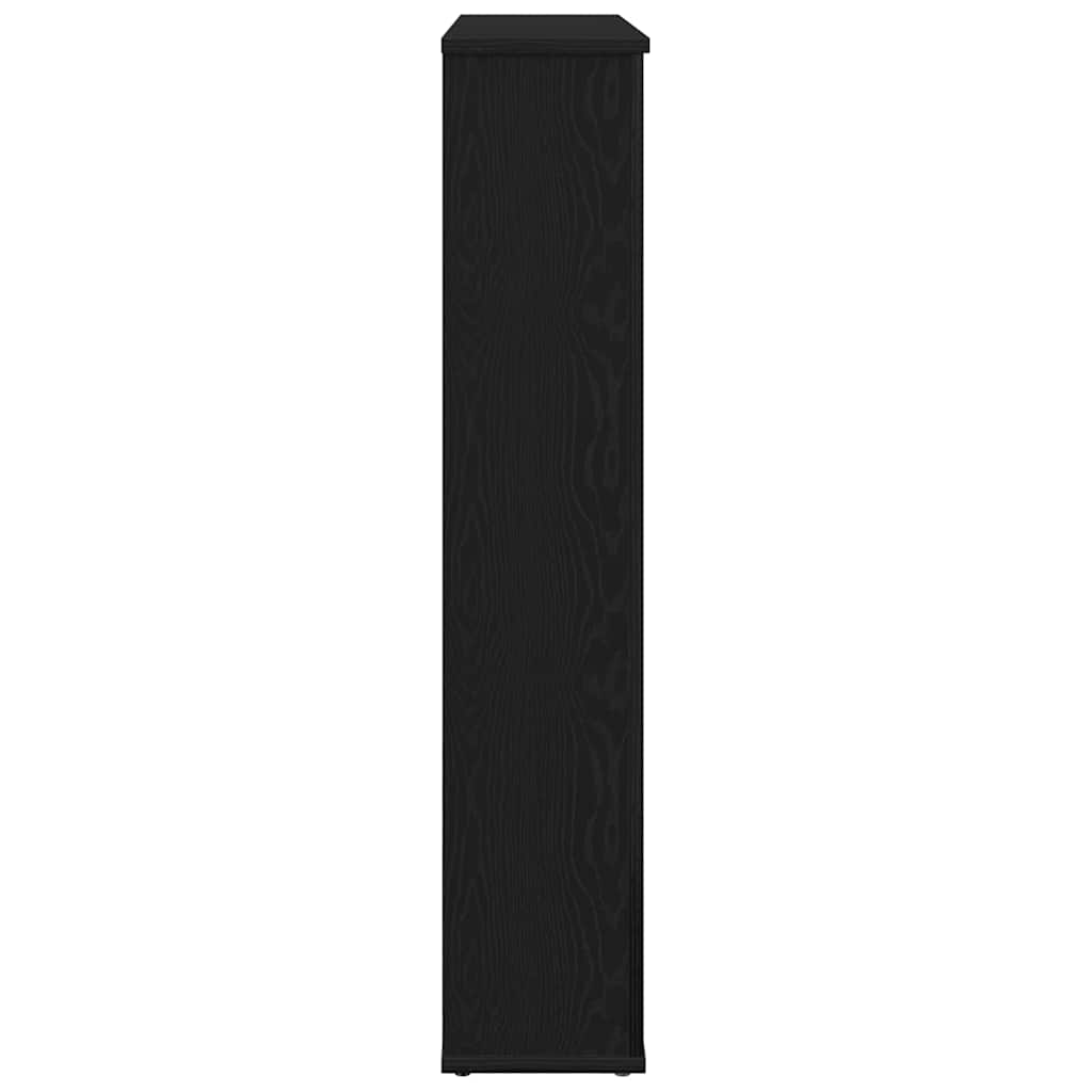 vidaXL Obudowa kominka Czarny dąb 100x20x100 cm Drewno klejone