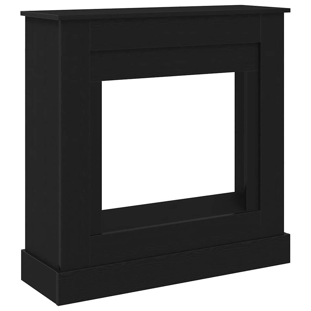 vidaXL Obudowa kominka Czarny dąb 90x30x90 cm Drewno klejone