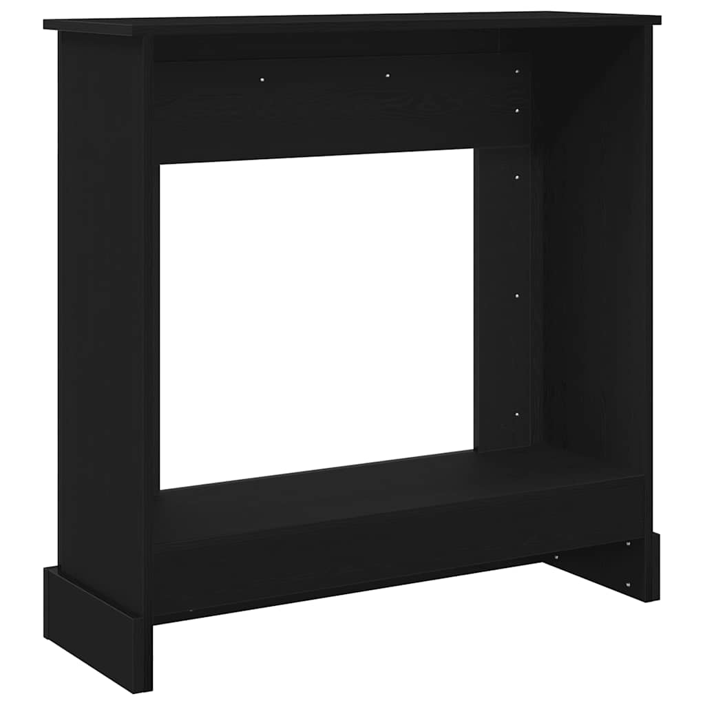 vidaXL Obudowa kominka Czarny dąb 90x30x90 cm Drewno klejone