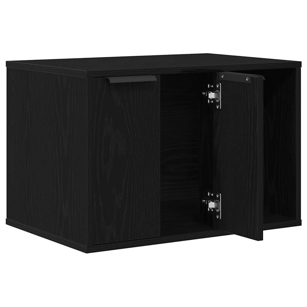 vidaXL Obudowa kuwety dla kota Czarny dąb 60x40x40 cm Drewno konstrukcyjne