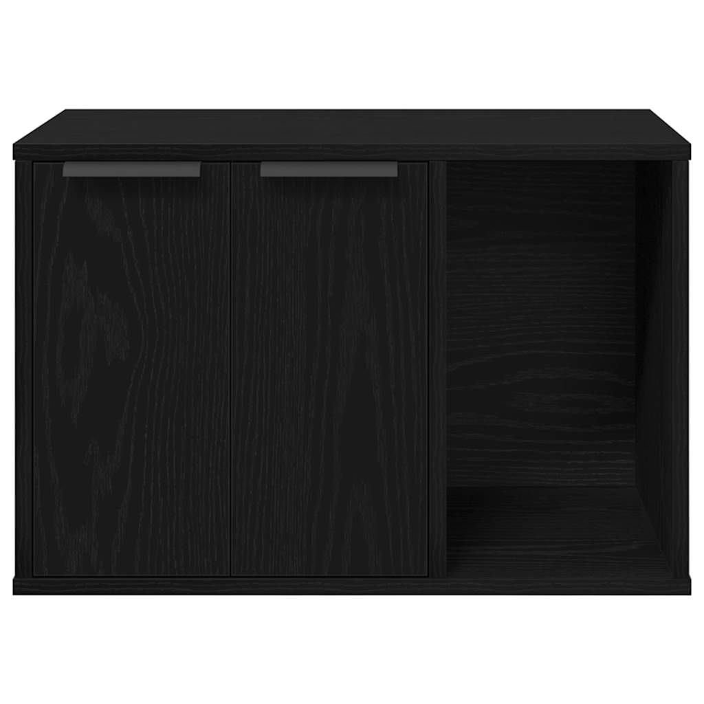vidaXL Obudowa kuwety dla kota Czarny dąb 60x40x40 cm Drewno konstrukcyjne