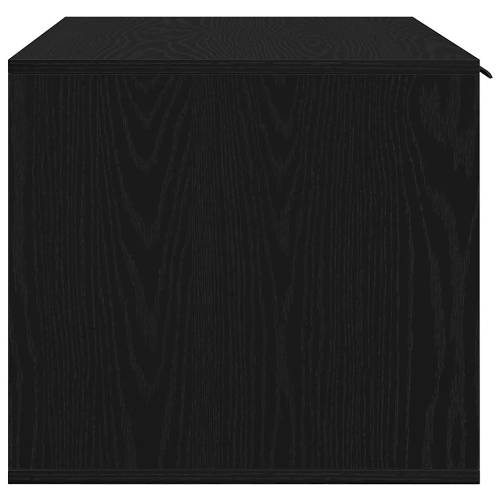 vidaXL Obudowa kuwety dla kota Czarny dąb 80x50x45 cm Drewno konstrukcyjne