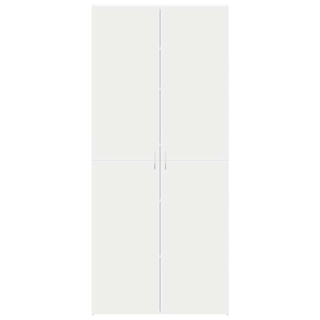 vidaXL Szafka na buty Biały 80 x 35.5 x 180 cm Materiał drewnopochodny
