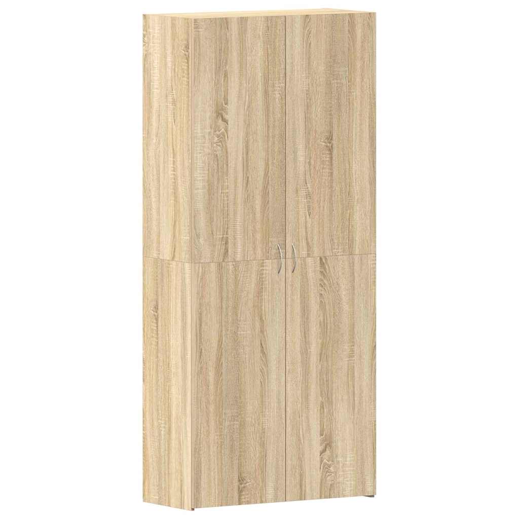 vidaXL Szafka na buty z półką z drzwiami Brązowy 80 x 35.5 x 180 cm
