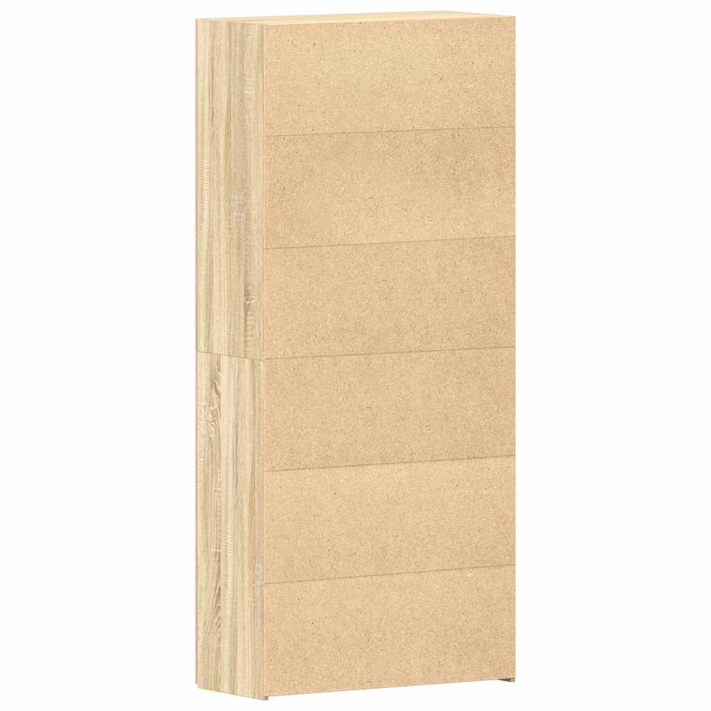 vidaXL Szafka na buty z półką z drzwiami Brązowy 80 x 35.5 x 180 cm