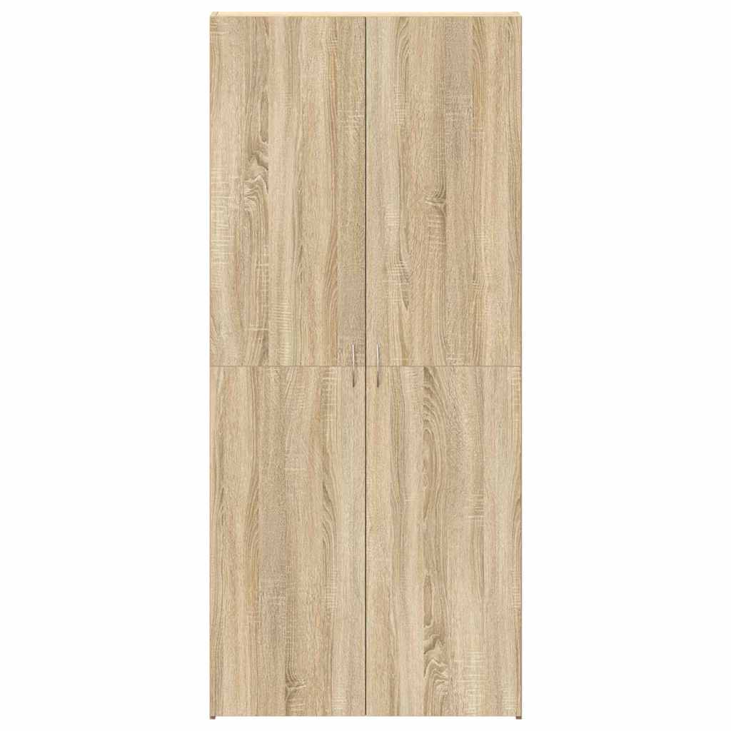vidaXL Szafka na buty z półką z drzwiami Brązowy 80 x 35.5 x 180 cm
