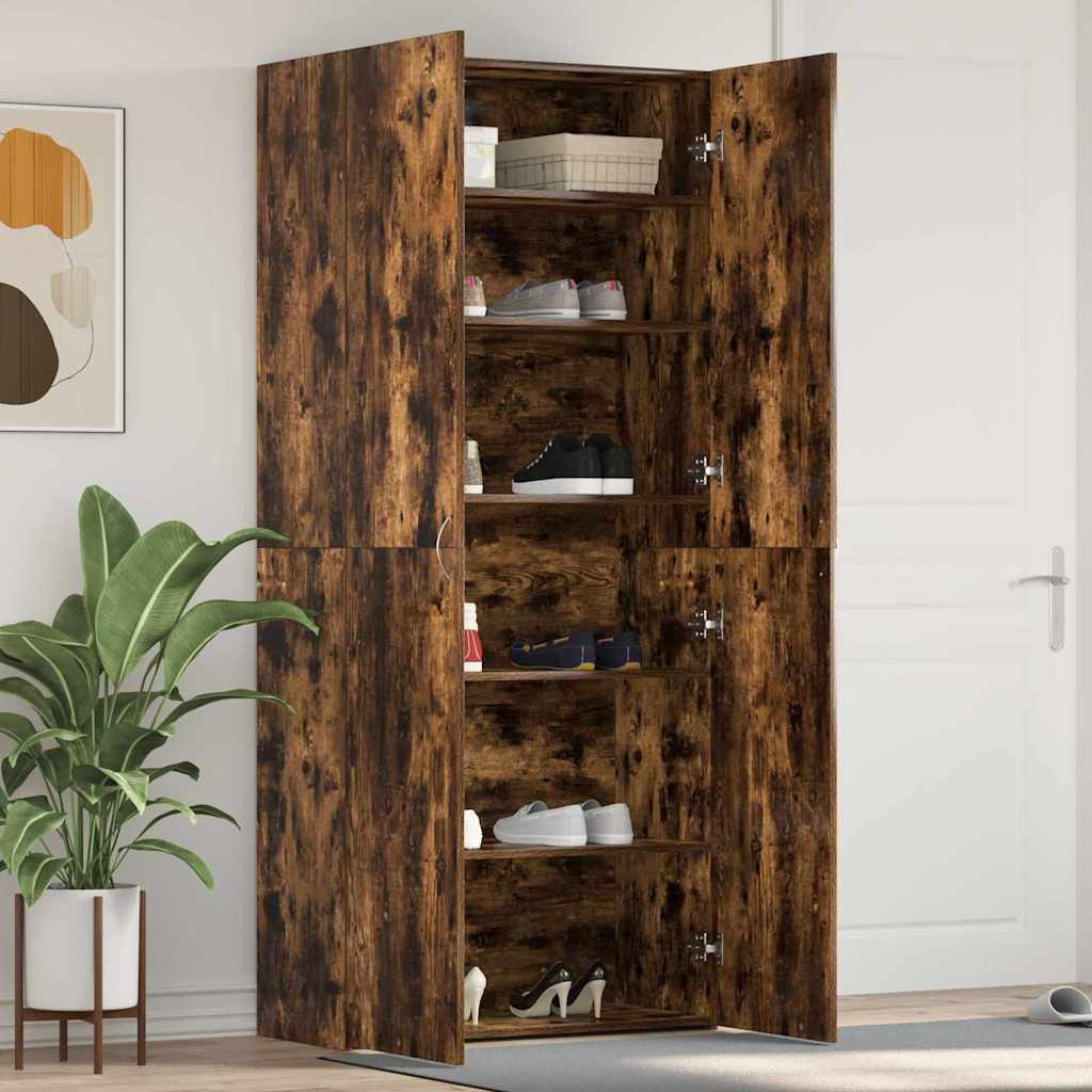 vidaXL Szafka na buty z półką Wielokolorowe 80 x 35.5 x 180 cm
