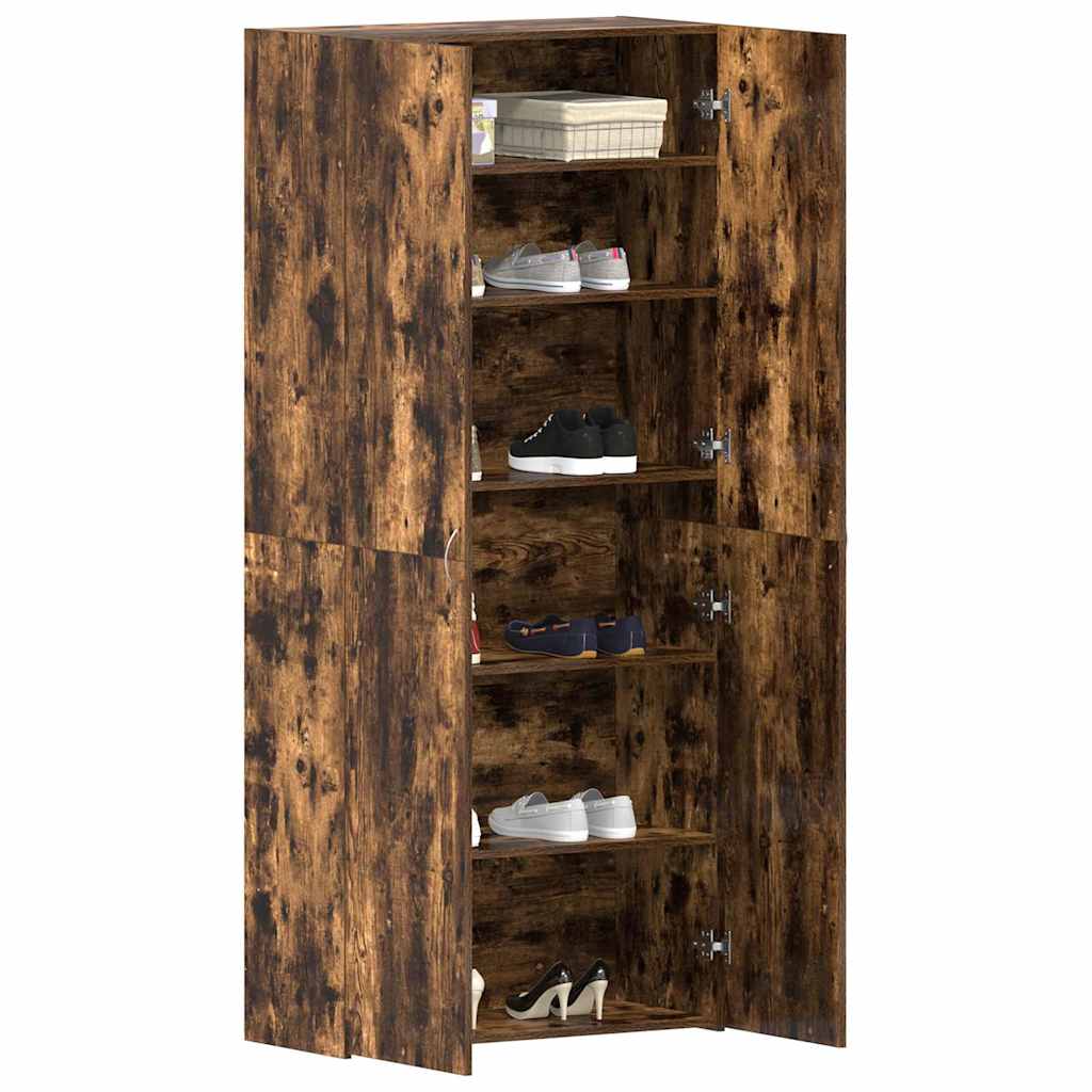 vidaXL Szafka na buty z półką Wielokolorowe 80 x 35.5 x 180 cm