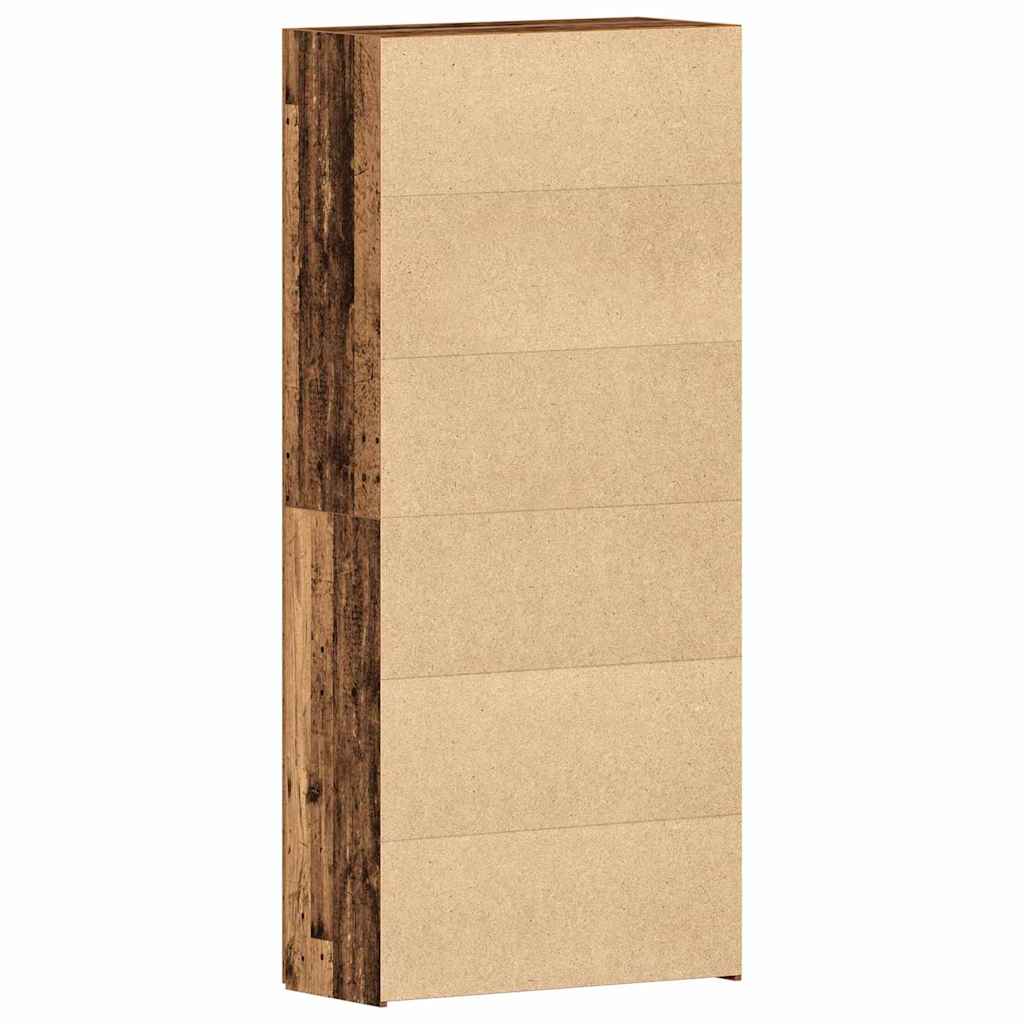 vidaXL Szafka na buty z półką z drzwiami Brązowy 80 x 35.5 x 180 cm