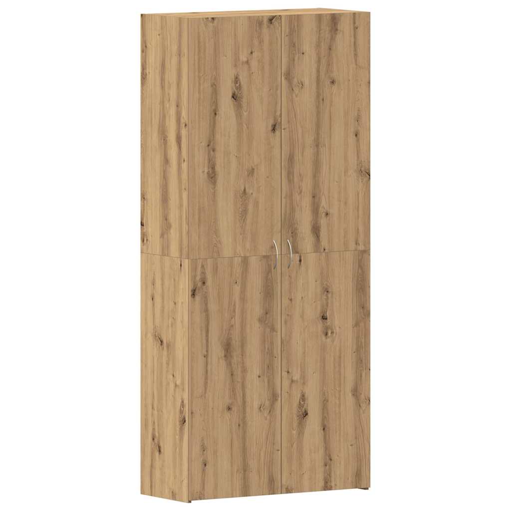 vidaXL Szafka na buty z półką z drzwiami Brązowy 80 x 35.5 x 180 cm