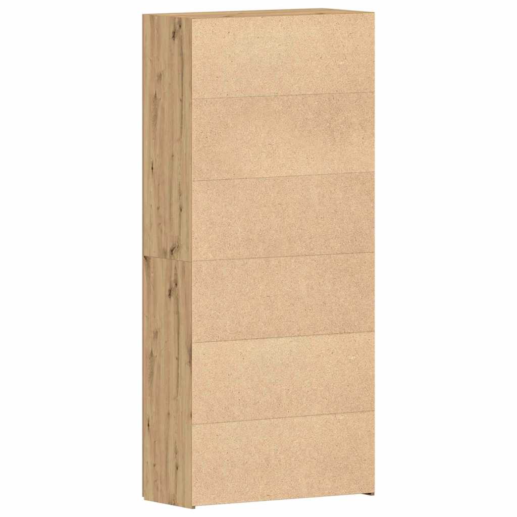 vidaXL Szafka na buty z półką z drzwiami Brązowy 80 x 35.5 x 180 cm