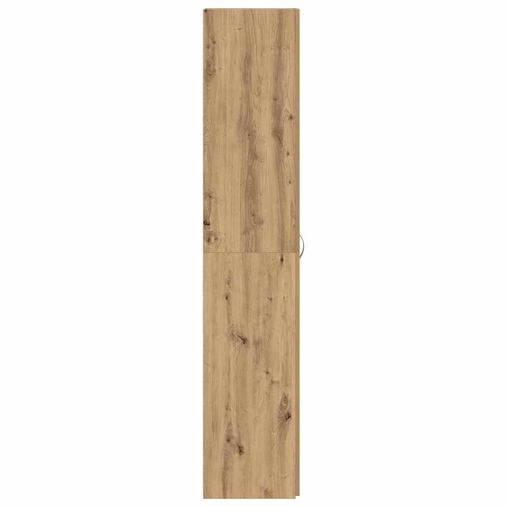 vidaXL Szafka na buty z półką z drzwiami Brązowy 80 x 35.5 x 180 cm