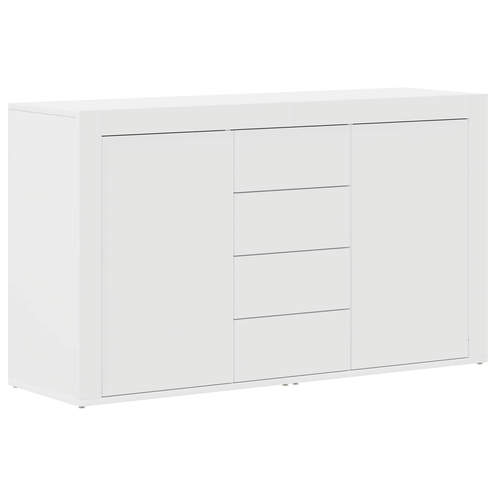 vidaXL Bufet z szufladą Biały 120 x 36 x 69 cm Materiał drewnopochodny