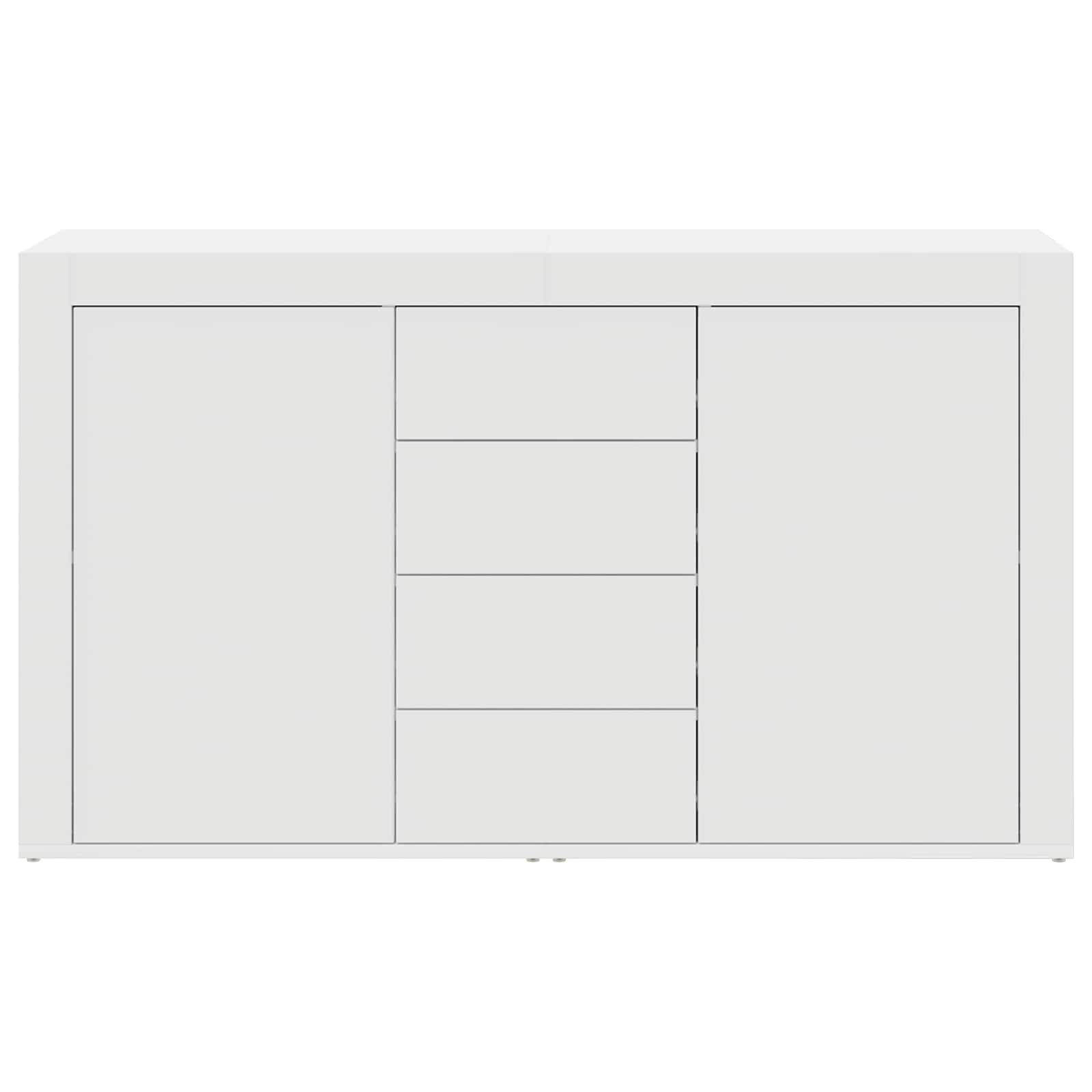 vidaXL Bufet z szufladą Biały 120 x 36 x 69 cm Materiał drewnopochodny