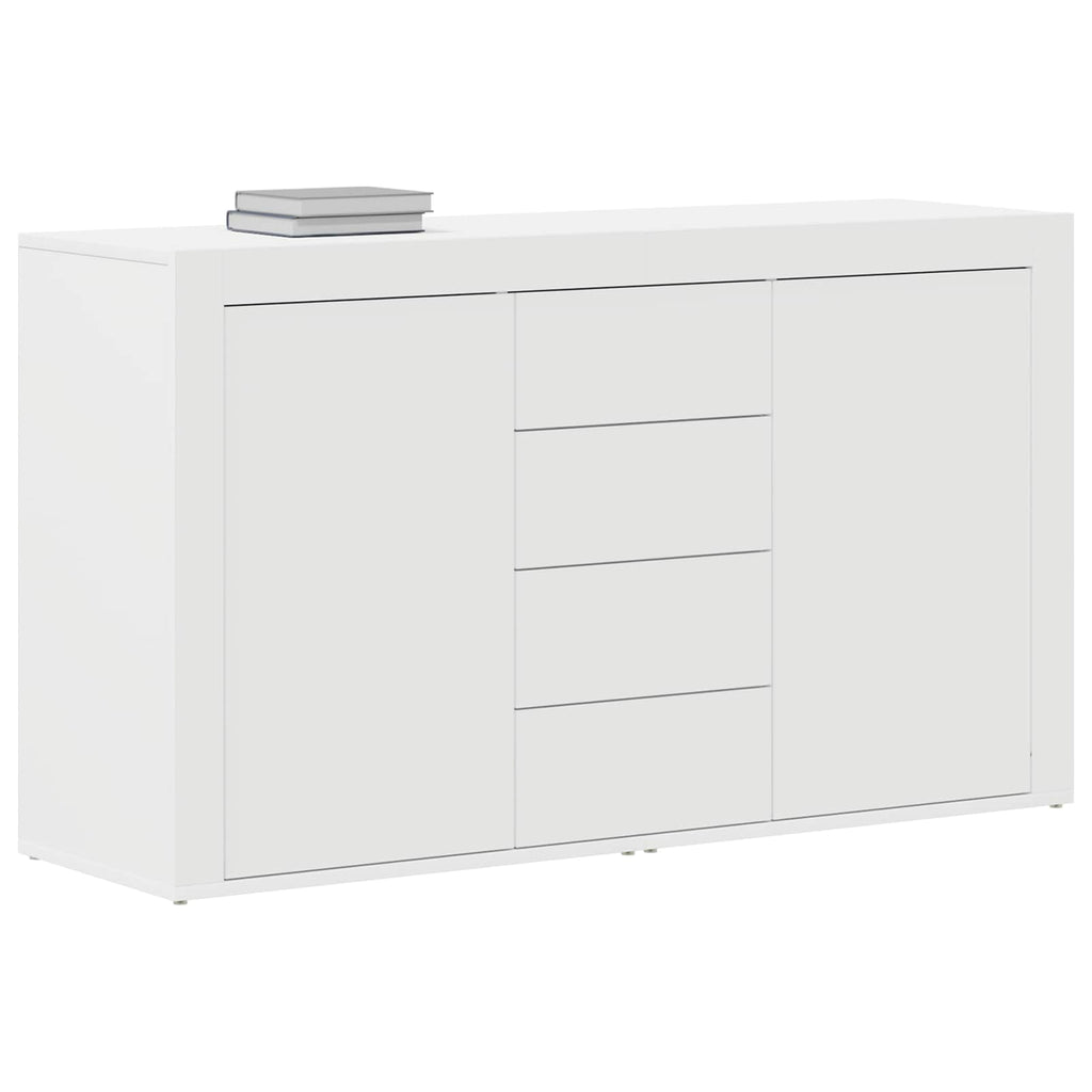 vidaXL Bufet z szufladą Biały 120 x 36 x 69 cm Materiał drewnopochodny