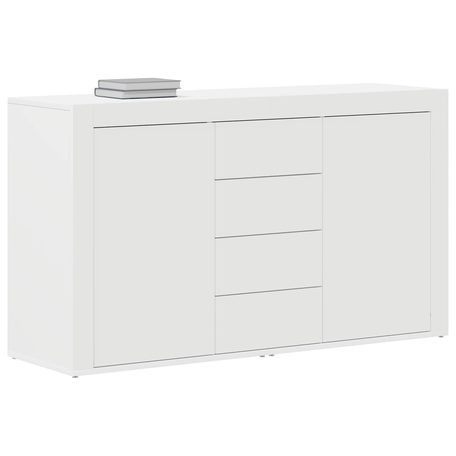 vidaXL Bufet z szufladą Biały 120 x 36 x 69 cm Materiał drewnopochodny