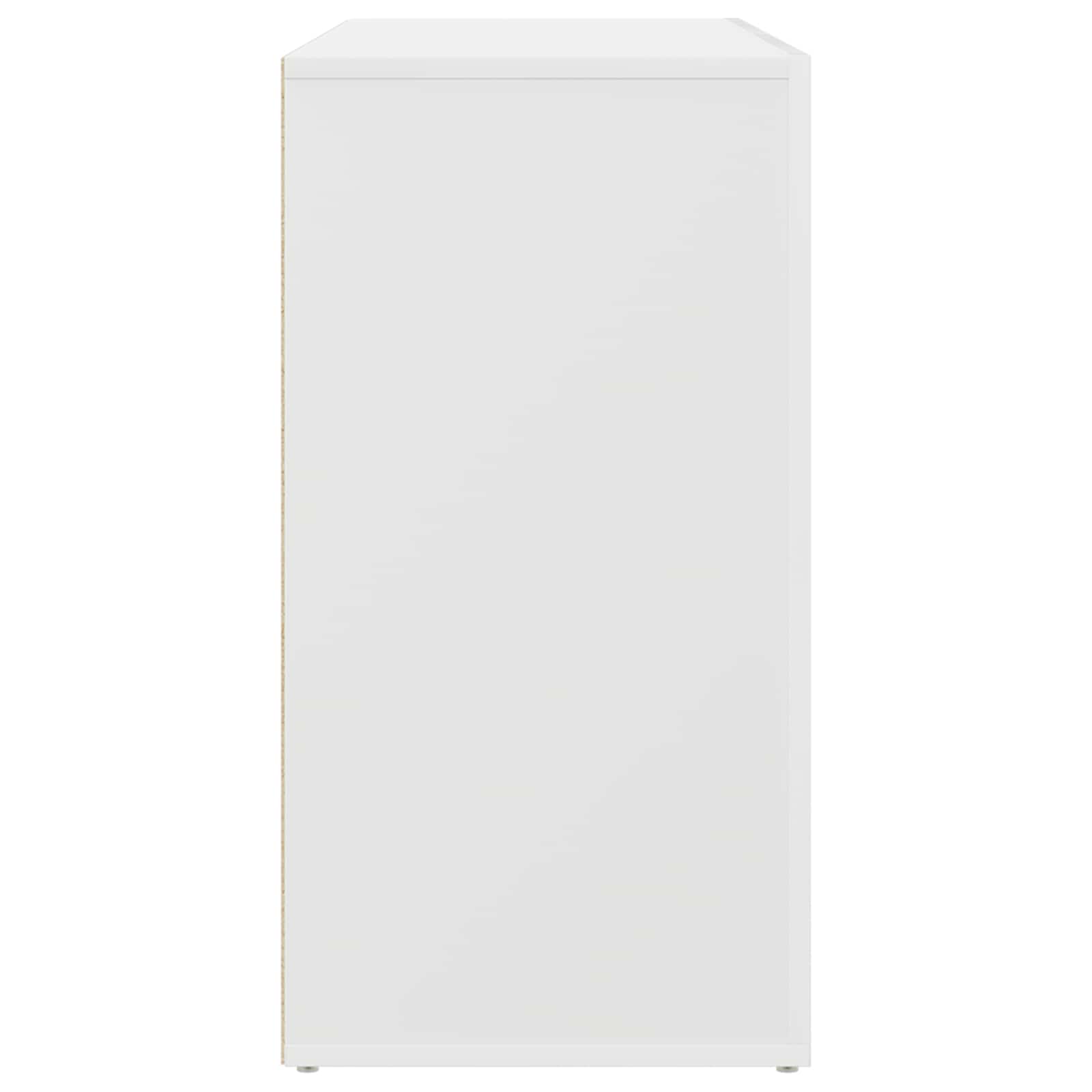 vidaXL Bufet z szufladą Biały 120 x 36 x 69 cm Materiał drewnopochodny