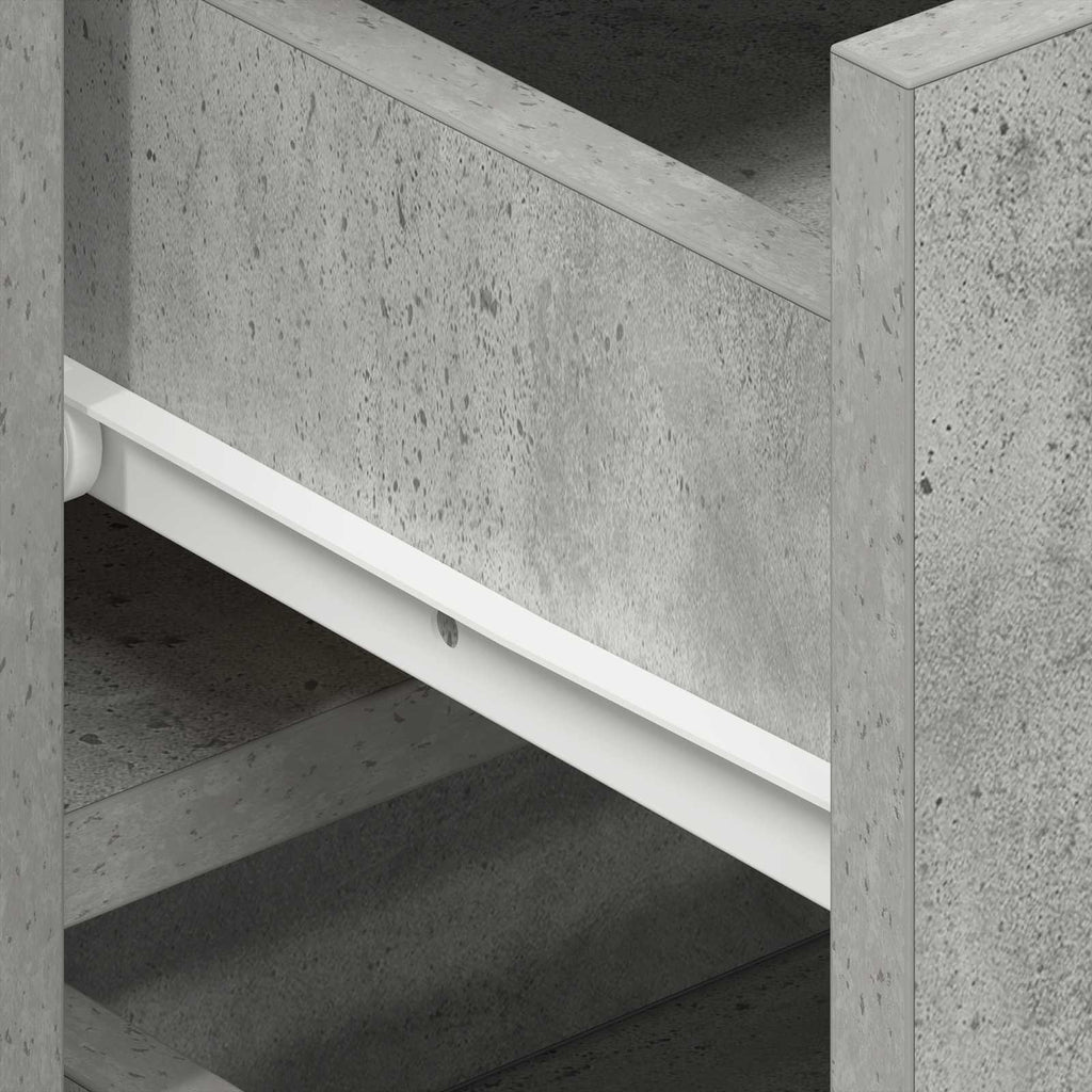 vidaXL Bufet Betonowy szary 120 x 36 x 69 cm Materiał drewnopochodny