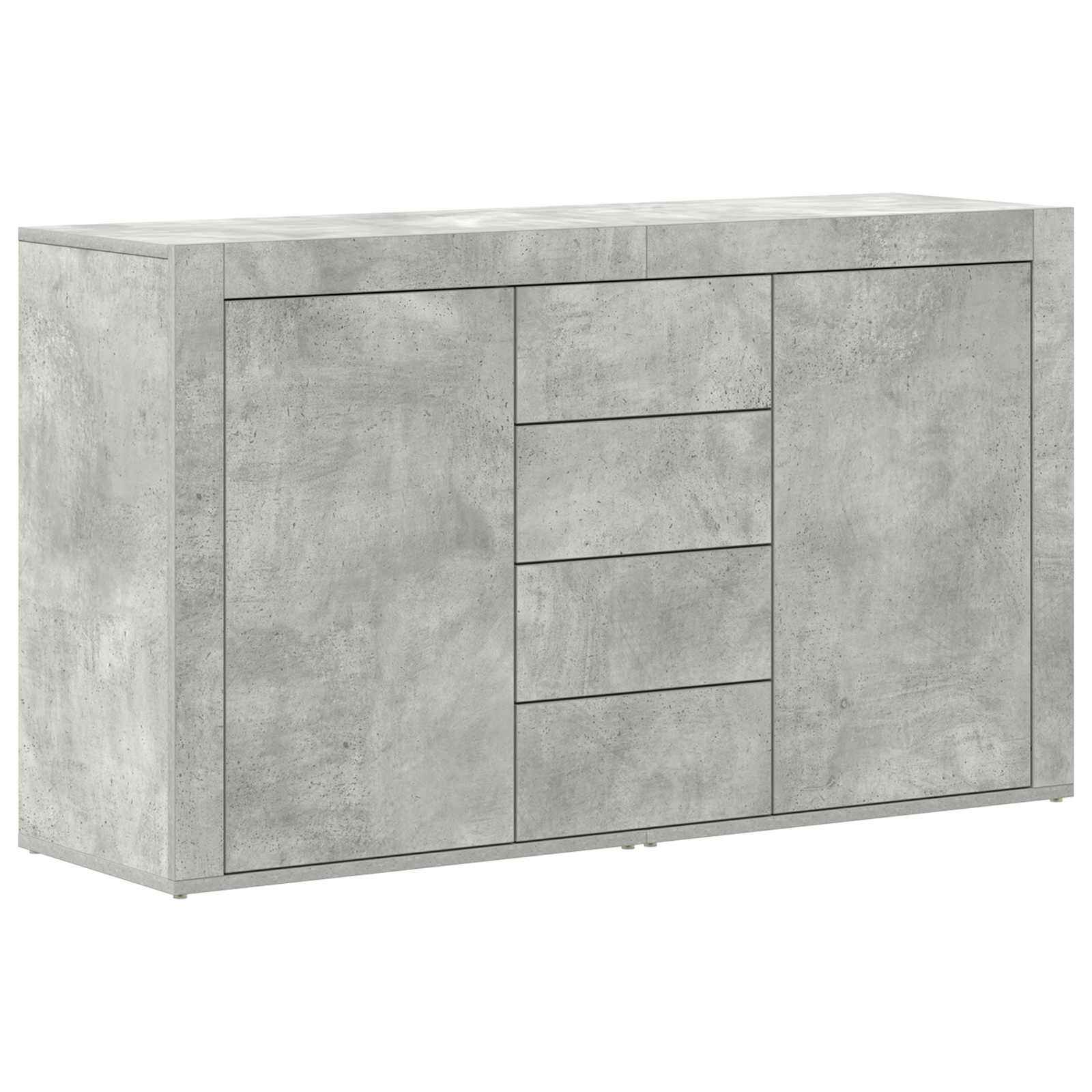 vidaXL Bufet Betonowy szary 120 x 36 x 69 cm Materiał drewnopochodny
