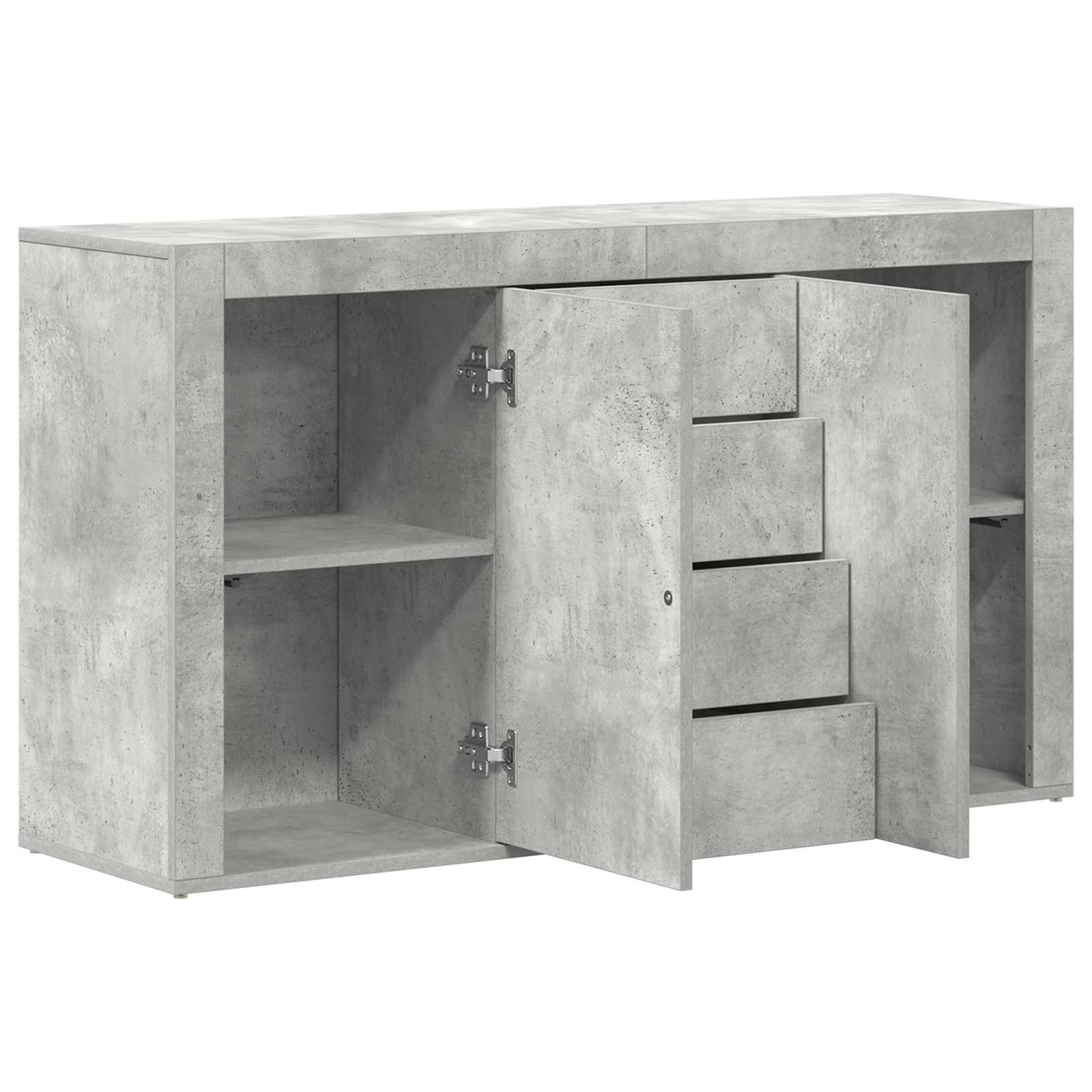 vidaXL Bufet Betonowy szary 120 x 36 x 69 cm Materiał drewnopochodny