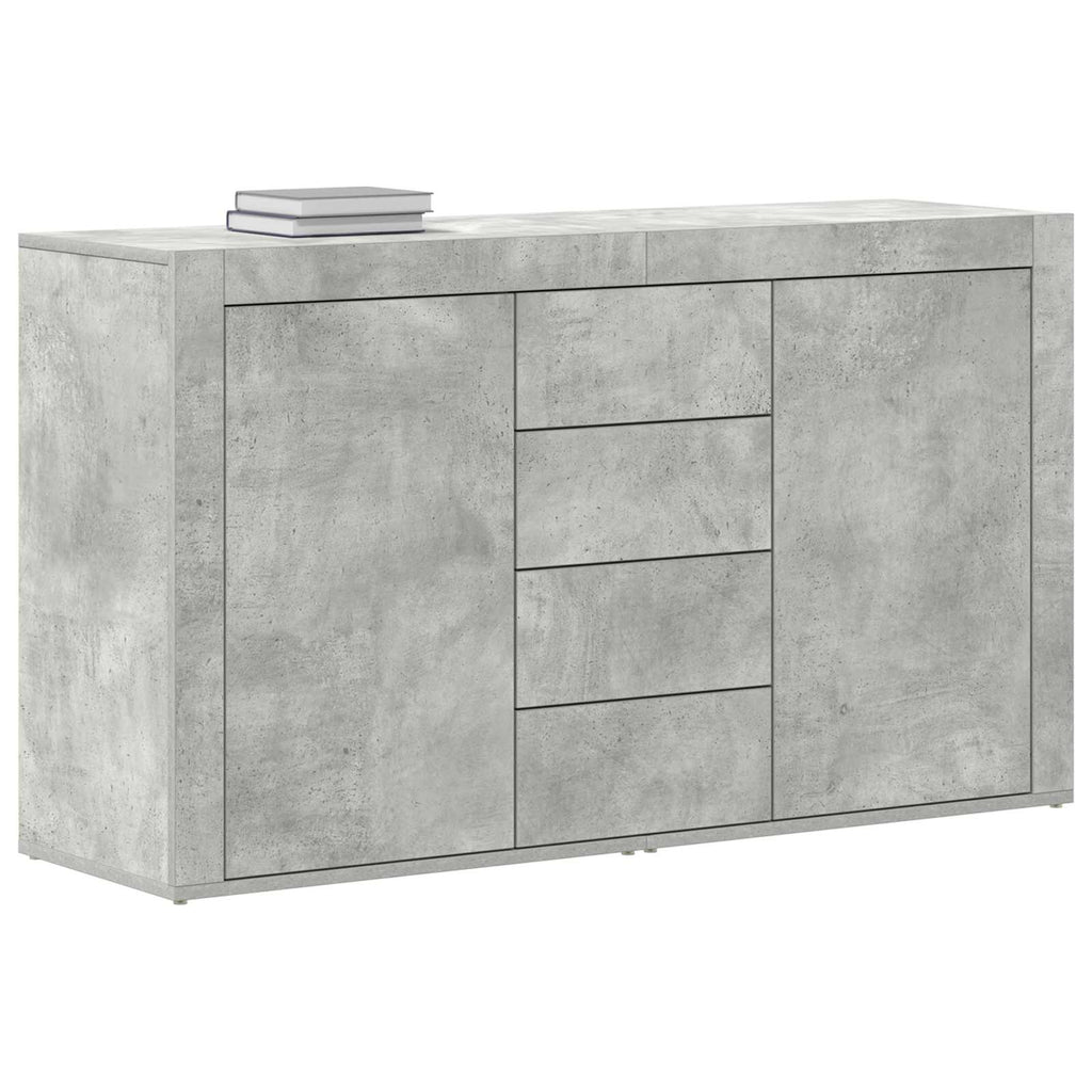 vidaXL Bufet Betonowy szary 120 x 36 x 69 cm Materiał drewnopochodny
