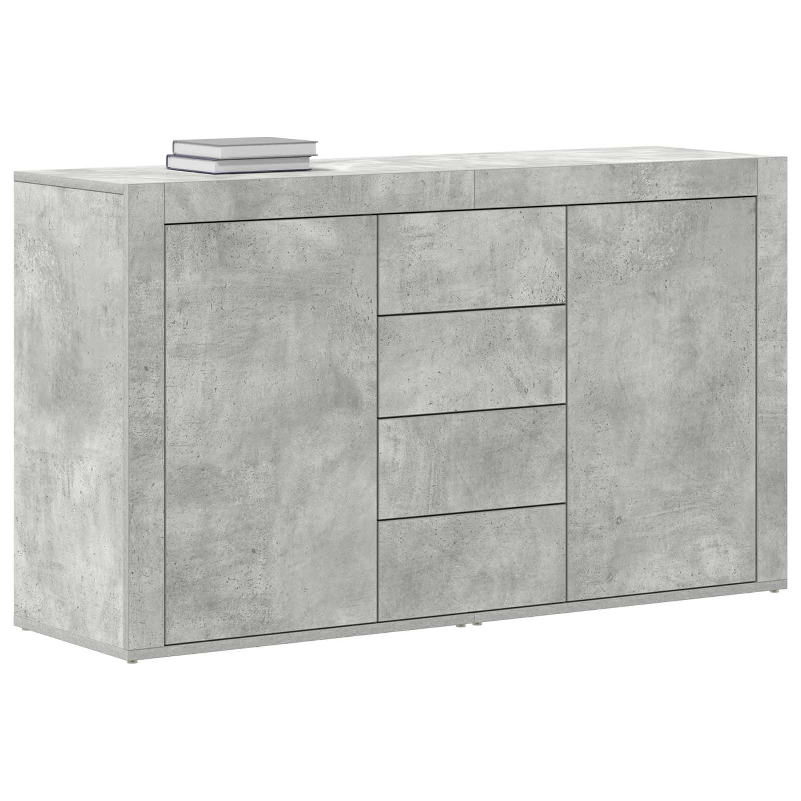 vidaXL Bufet Betonowy szary 120 x 36 x 69 cm Materiał drewnopochodny