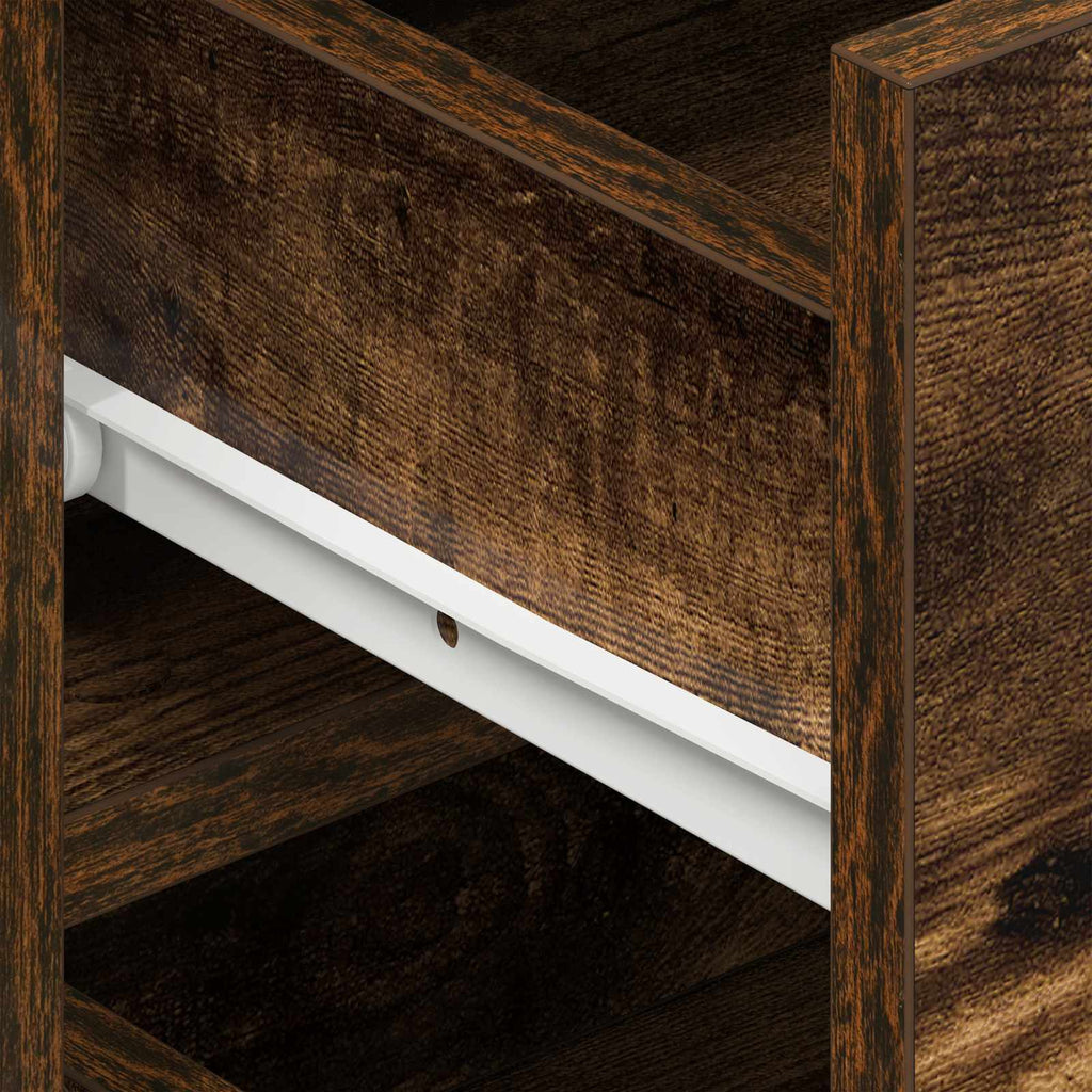vidaXL Bufet Dąb wędzony 120 x 36 x 69 cm Materiał drewnopochodny
