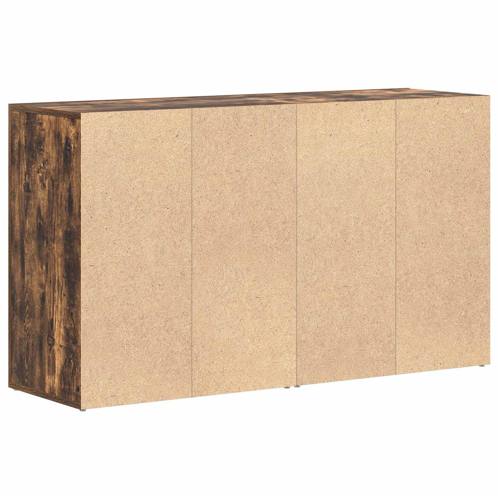 vidaXL Bufet Dąb wędzony 120 x 36 x 69 cm Materiał drewnopochodny