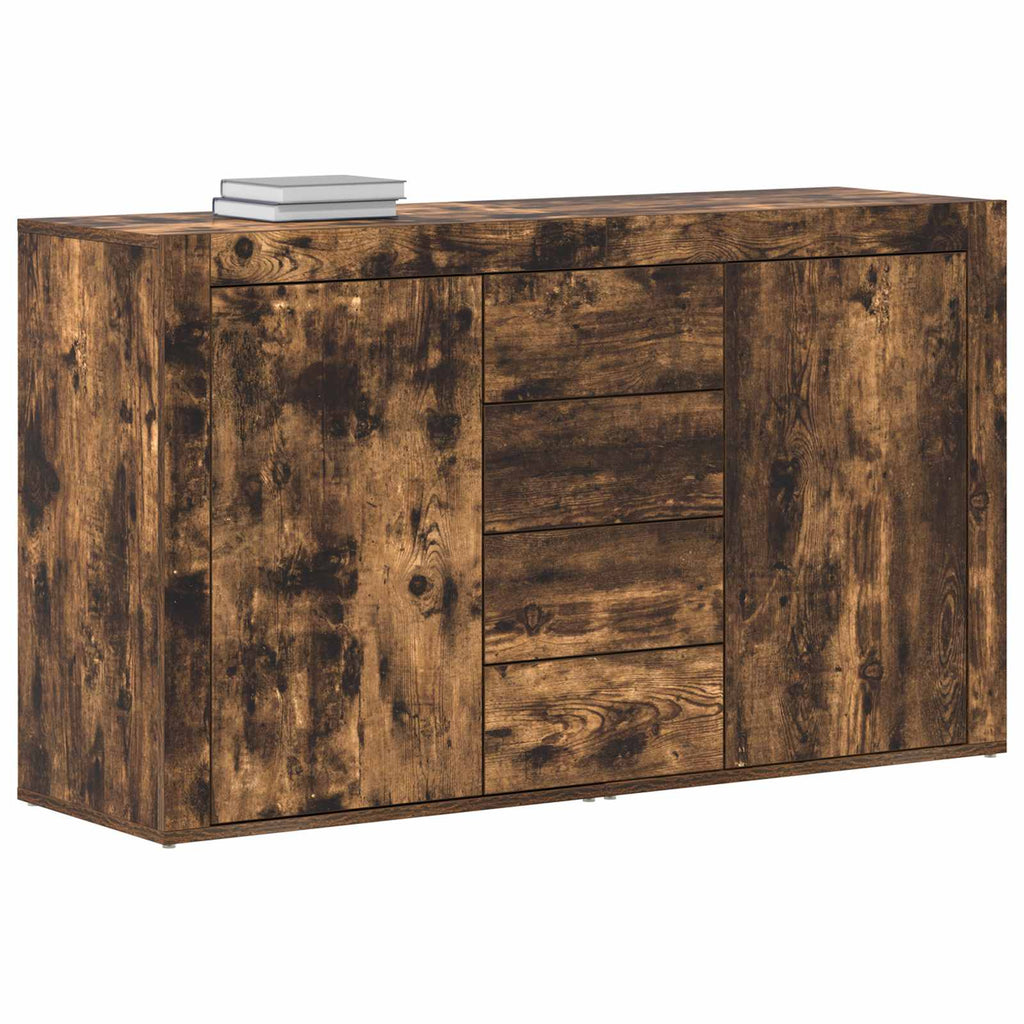 vidaXL Bufet Dąb wędzony 120 x 36 x 69 cm Materiał drewnopochodny