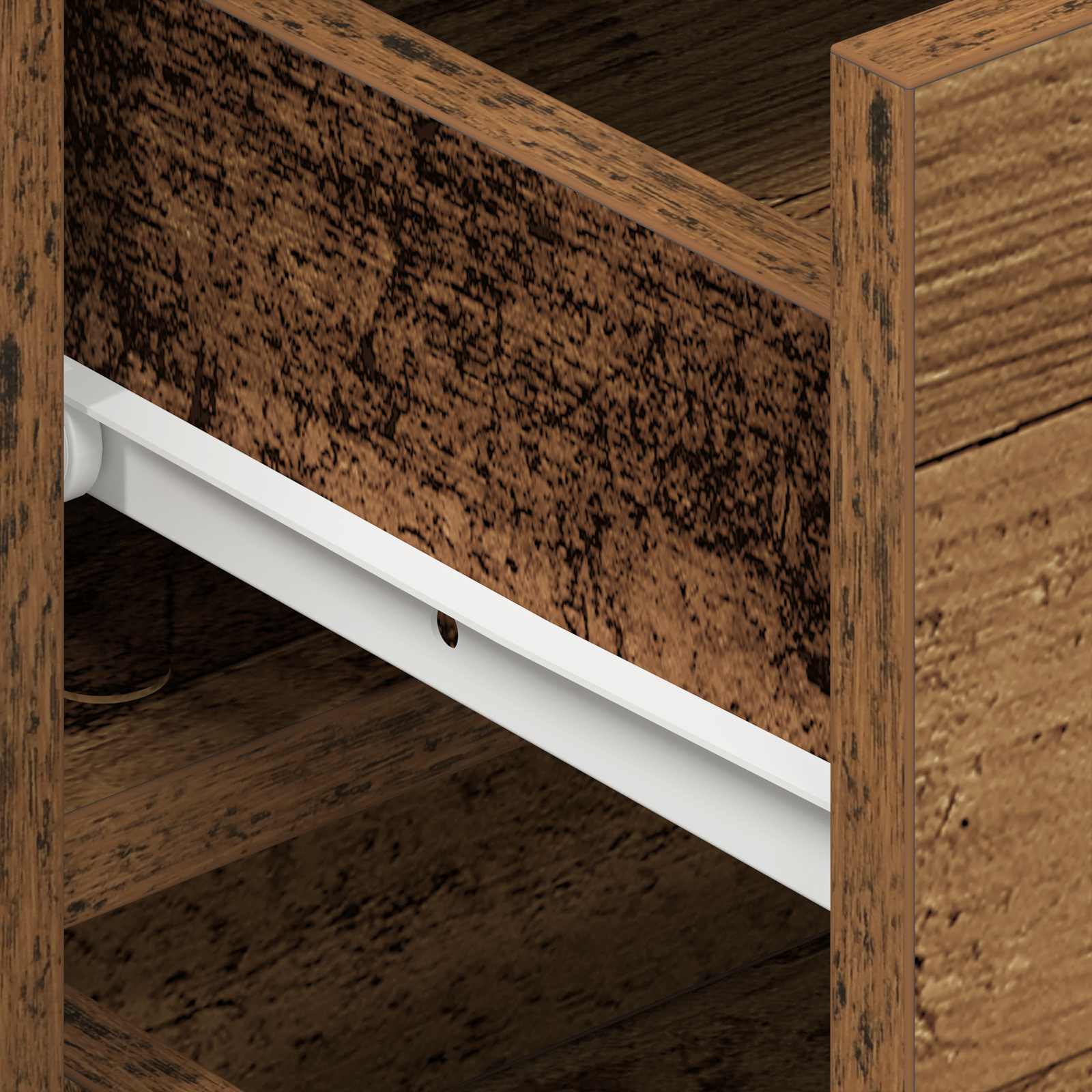 vidaXL Bufet Stare drewno 120 x 36 x 69 cm Materiał drewnopochodny