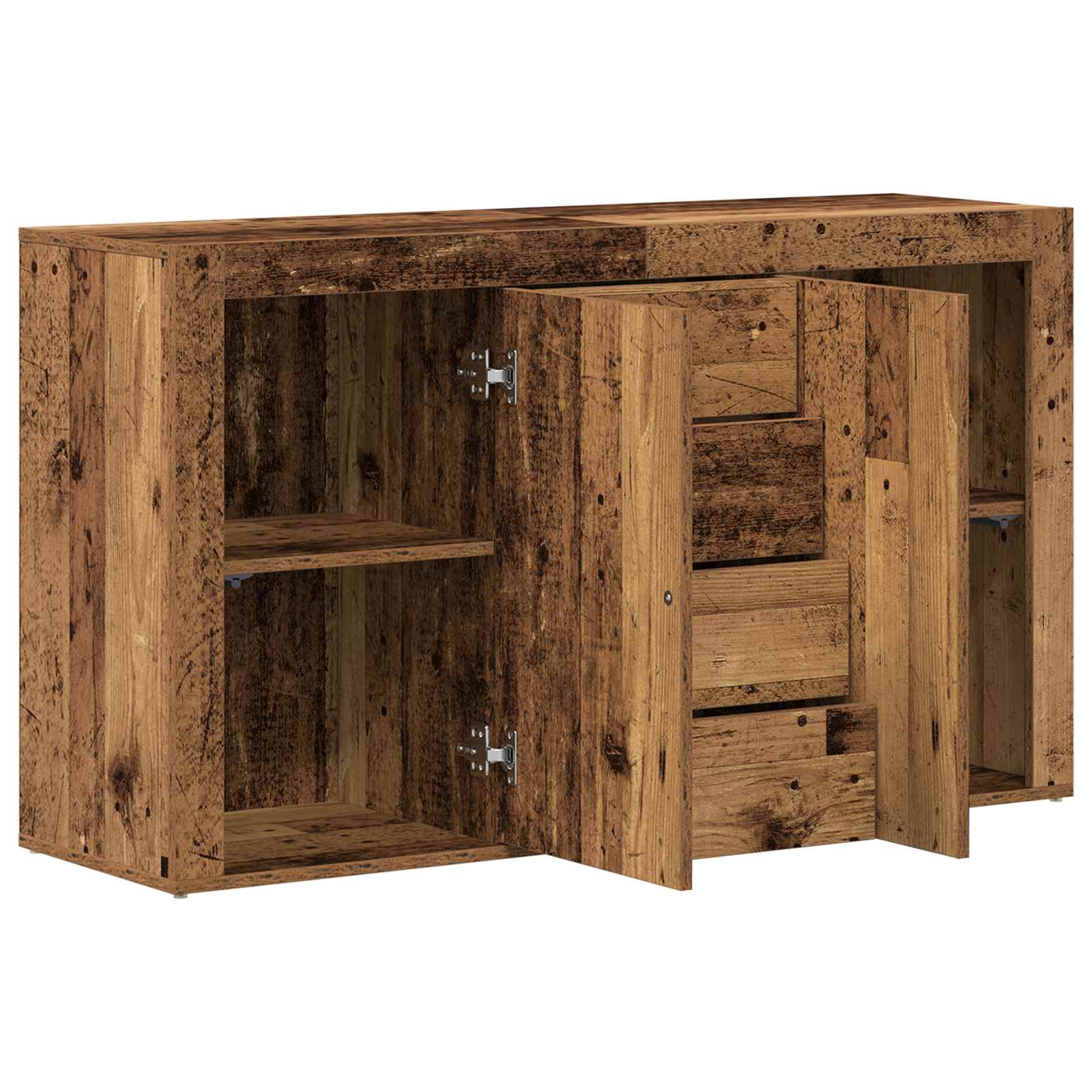 vidaXL Bufet Stare drewno 120 x 36 x 69 cm Materiał drewnopochodny