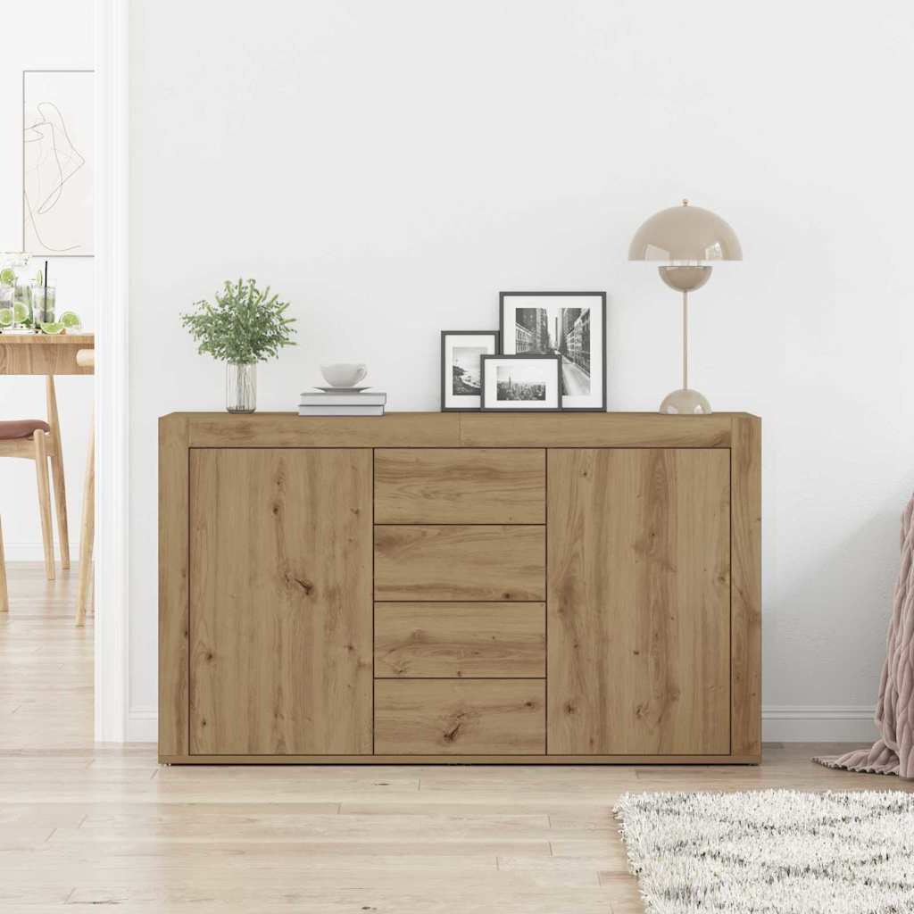vidaXL Bufet z szufladą Dąb rzemieślniczy 120 x 36 x 69 cm