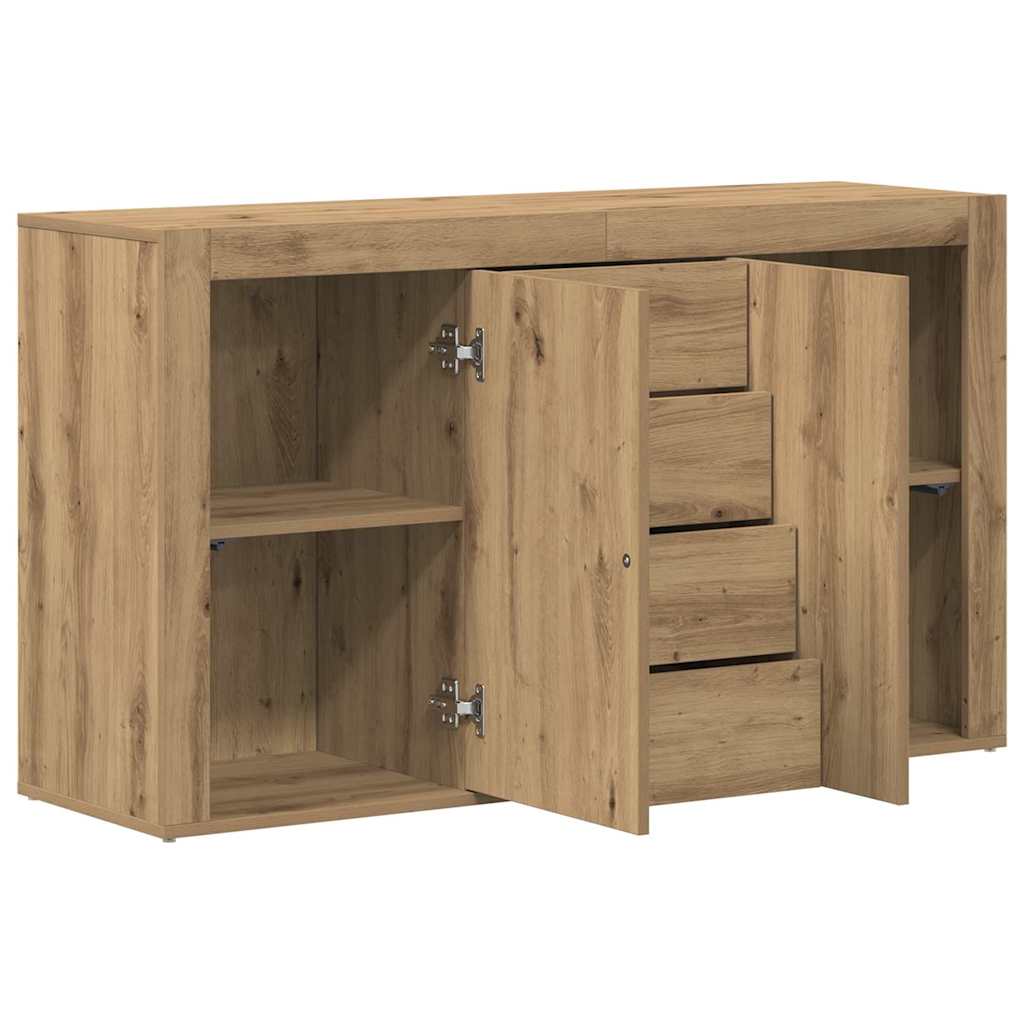 vidaXL Bufet z szufladą Dąb rzemieślniczy 120 x 36 x 69 cm
