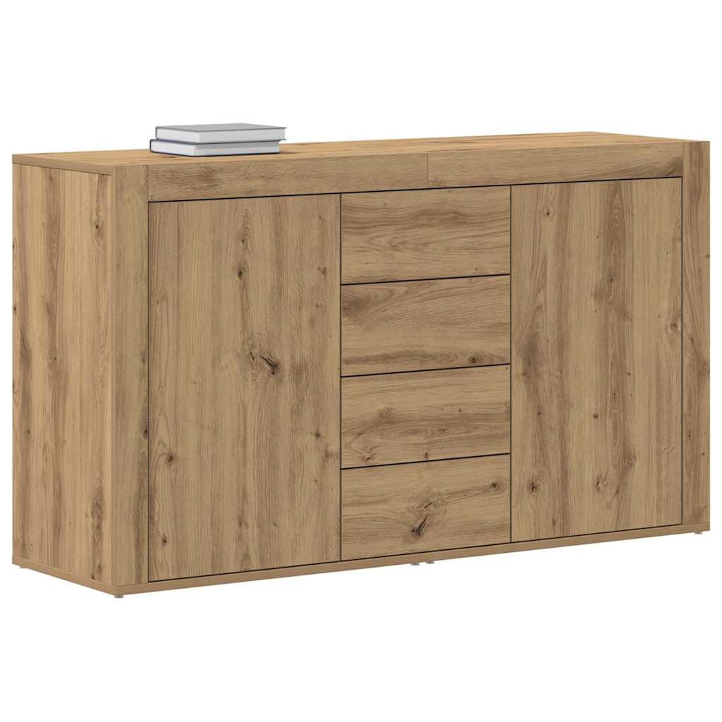 vidaXL Bufet z szufladą Dąb rzemieślniczy 120 x 36 x 69 cm