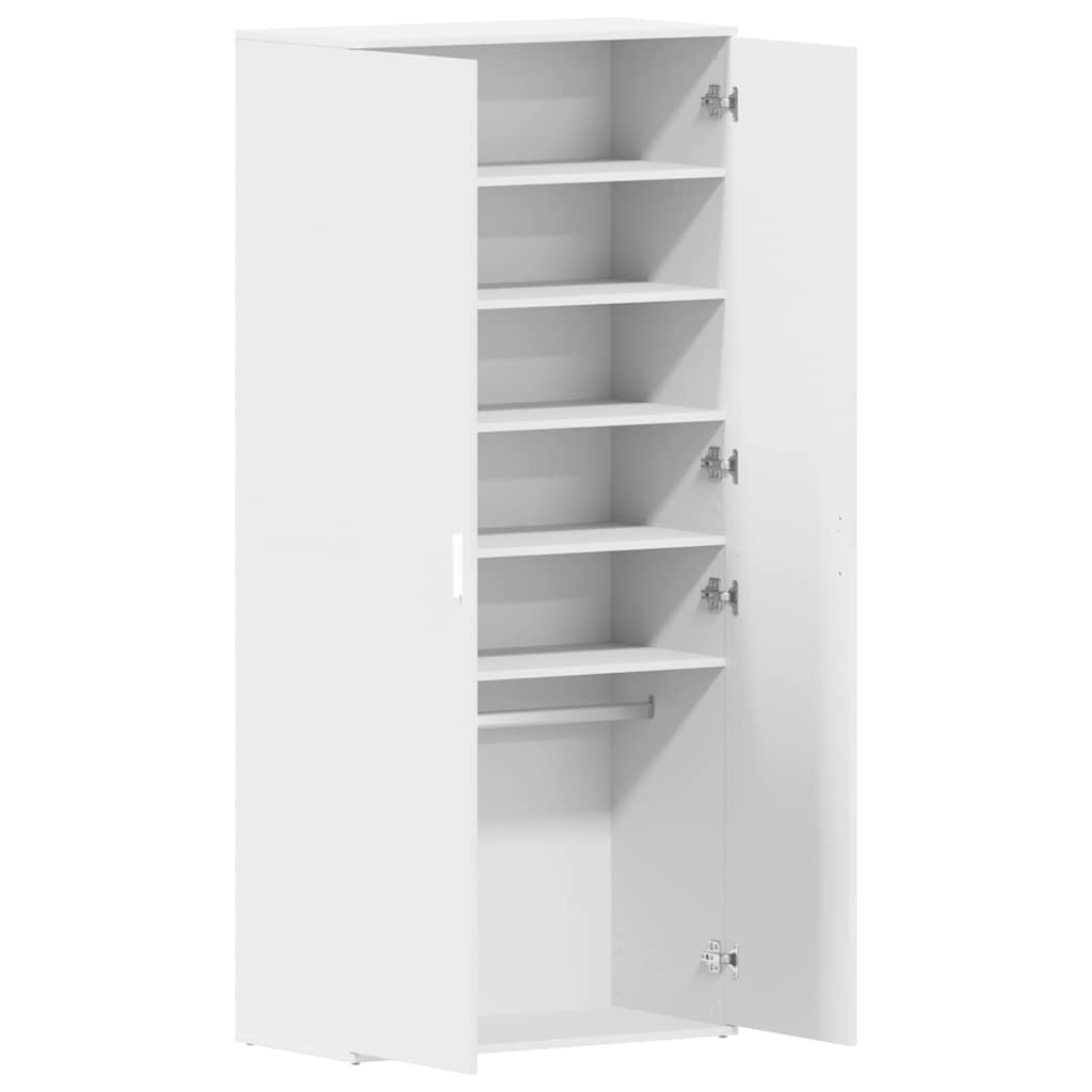 vidaXL Szafka na buty Biały 80 x 39 x 178 cm Materiał drewnopochodny