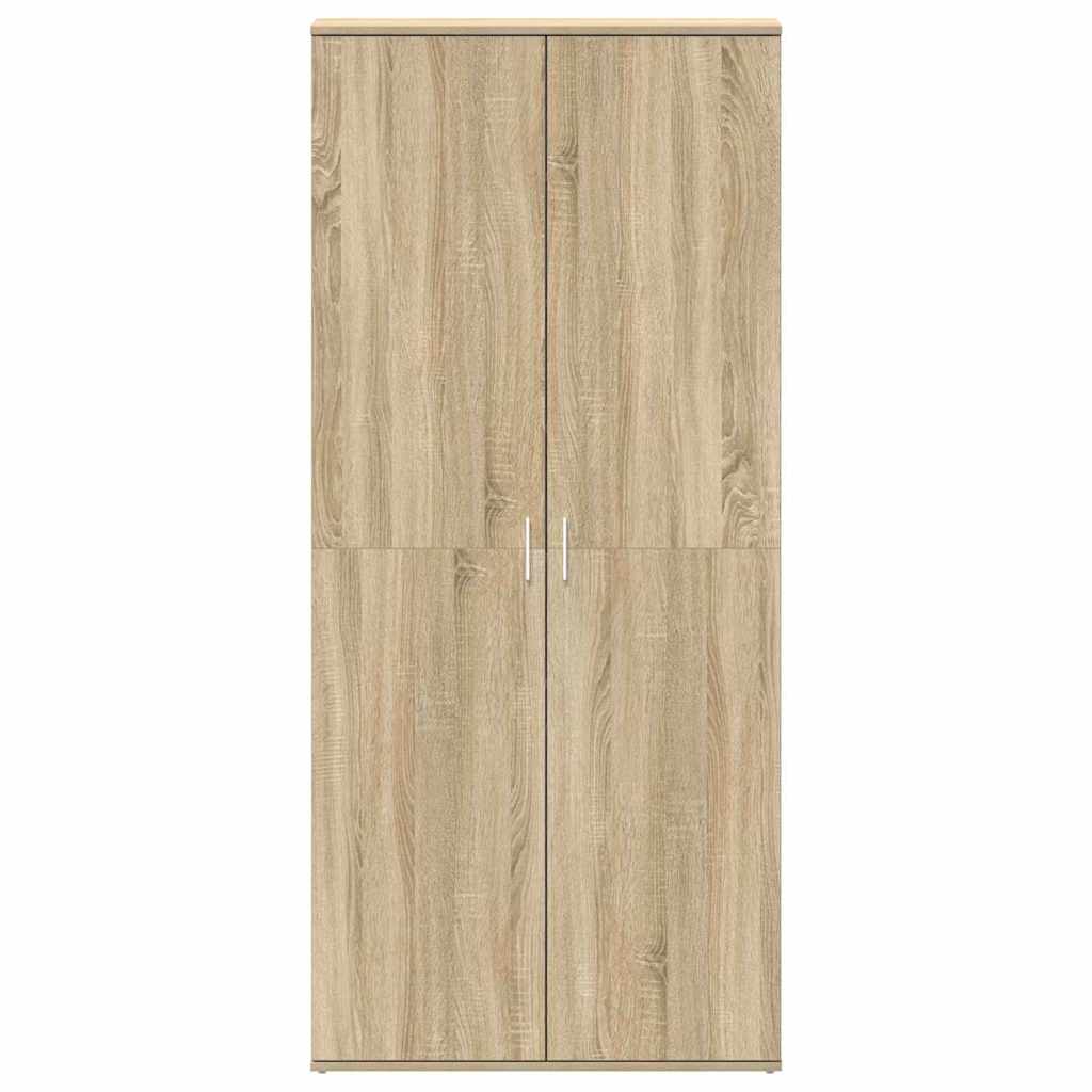 vidaXL Szafka na buty z półką z drzwiami Dąb Sonoma 80 x 39 x 178 cm