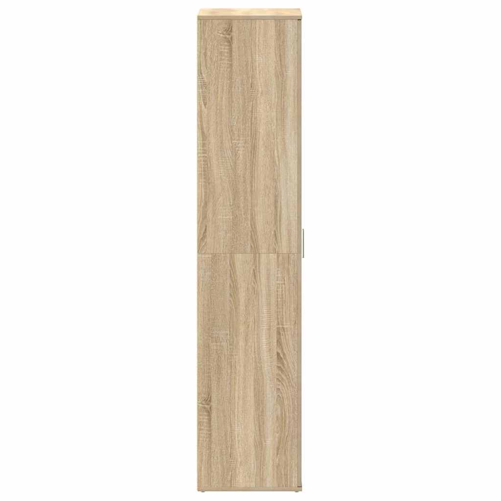 vidaXL Szafka na buty z półką z drzwiami Dąb Sonoma 80 x 39 x 178 cm