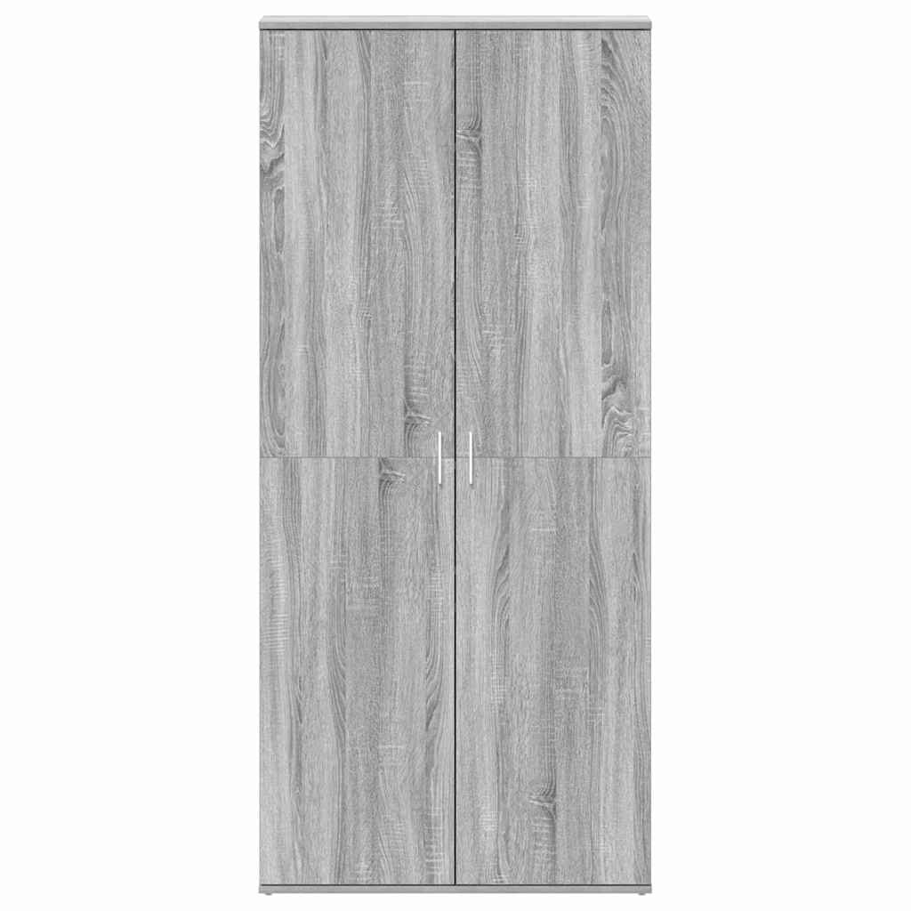 vidaXL Szafka na buty z półką z drzwiami Szary Sonoma 80 x 39 x 178 cm